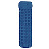 Надувной туристический матрас RIAS Sleeping Pad с насосом 180х65см Bue