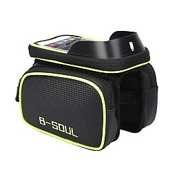 Велосипедна сумка B-Soul Black-Green