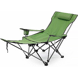 Раскладное кресло шезлонг Lesko SW233-1 Зеленый (9806-76006)