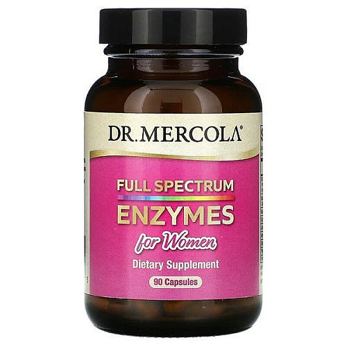 Пробіотик Dr. Mercola Full Spectrum Enzymes for Women 90 капсул