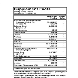 Пробіотик Dr. Mercola Full Spectrum Enzymes for Women 90 капсул