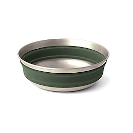 Миска складна Sea to Summit Detour Stainless Steel Collapsible Bowl 665 мл Сірий-зелений (STS ACK039011-052004)