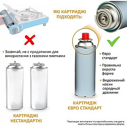 Портативна газова туристична плита Alpen Camping Tyrol з кейсом