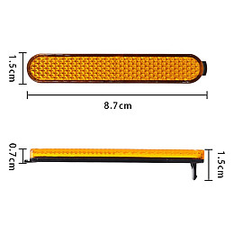 Светоотражающее крепление на заднее крыло UKC для електросамоката Xiaomi Pro 2 Желтый