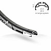 Обод Rodi BlackRock 27.5 x 23 мм 32 шп Черный (27.5-23)