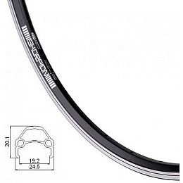 Обод Rodi Skorpion 27.5 584 x 19 мм 36H Черный (Sk-27.5-19)