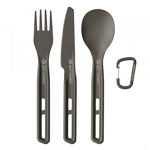 Набор столовых приборов Sea to Summit Frontier UL Cutlery Set 3 шт Темно-серый (STS ACK034021-121702)