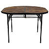Стол Bo-Camp Woodbine Oval 100x70 см Темно-коричневый (DAS302783)