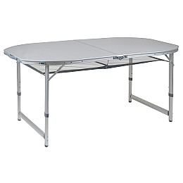 Стол Bo-Camp Premium Oval 150x80 см Серый (DAS302787)