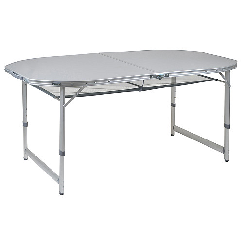 Стол Bo-Camp Premium Oval 150x80 см Серый (DAS302787)