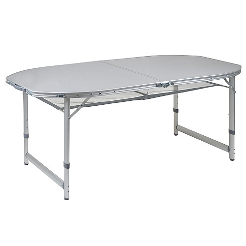 Стол Bo-Camp Premium Oval 150x80 см Серый (DAS302787)