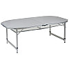 Стол Bo-Camp Premium Oval 150x80 см Серый (DAS302787)