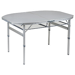 Стол Bo-Camp Premium Oval 120x80 см Сірий (DAS302789)