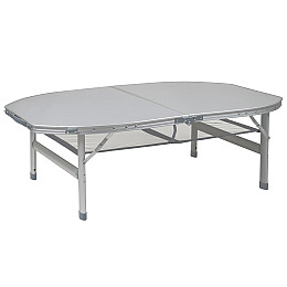 Стол Bo-Camp Premium Oval 120x80 см Сірий (DAS302789)
