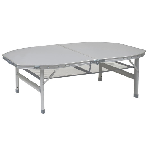 Стол Bo-Camp Premium Oval 120x80 см Серый (DAS302789)