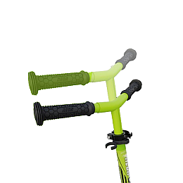 Самокат светящийся для детей от 5-ти до 9 лет Neon Dynamo зеленый