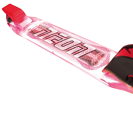 Самокат светящийся для детей от 5-ти до 9 лет Neon Dynamo красный