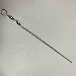 Шампур угловий з сталі 1 шт 56,6 см A-PLUS 5656