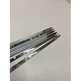 Набір шампурів з сталі 6 шт 60,5 см A-PLUS 1834