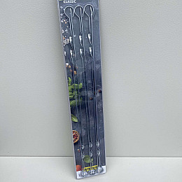 Набір шампурів з хромованої сталі 6 шт/60 см Maestro MR-1008