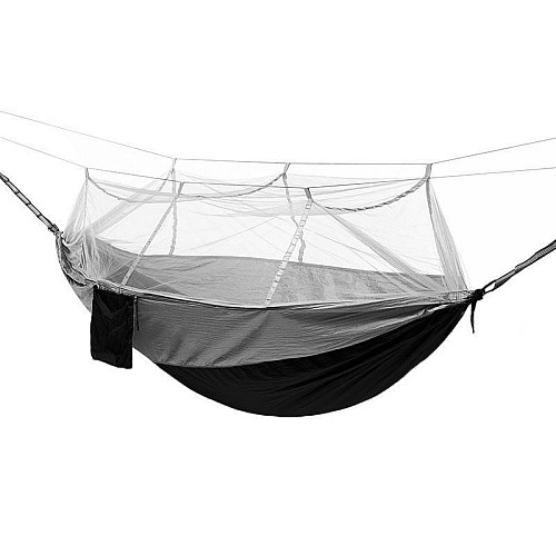 Гамак туристический с москитной сеткой Camp 260x140 см черный (Н051058)