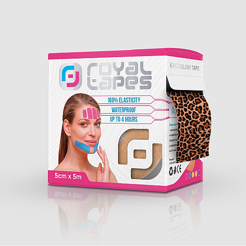 Тейп для лица Royal Tapes face care Леопард