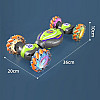 Машинка перевeртыш Stunt Car 1829-2 с управлением от руки Green-Grey
