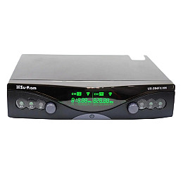 Радіосистема Su-Kam UX-204FX база 2 радіомікрофона Black