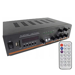 Усилитель звука Su-Kam PA-333BT Bluetooth Караоке с пультом ДУ 100W Black