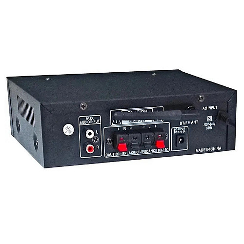 Усилитель звука UKC AK-688BT Bluetooth Караоке 2-канальный 2x30W Black