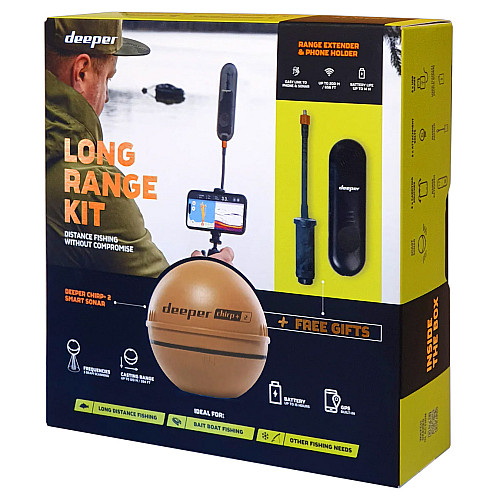 Эхолот Deeper Smart Sonar CHIRP+ 2 с Расширителем диапазона Range Extender (2198270472)