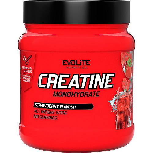 Креатин Evolite Nutrition Creatine Monohydrate Strawberry 500 г (27454)