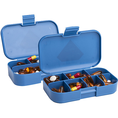 Таблетница SmartShake Pill Box Organizer DC Supermen 2 Pack 13x8 см Синий (25848)