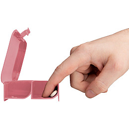 Таблетниця SmartShake Pill Box Organizer DC Supergirl 2-Pack 13x8 см Рожевий (27564)