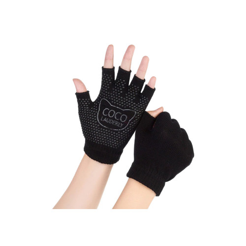 Перчатки для йоги Rao Coco черный One Size