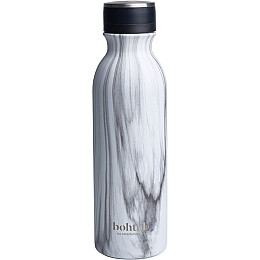 Бутылка для воды SmartShake Bohtal Insulated Flask 600 мл White Marble (25390)