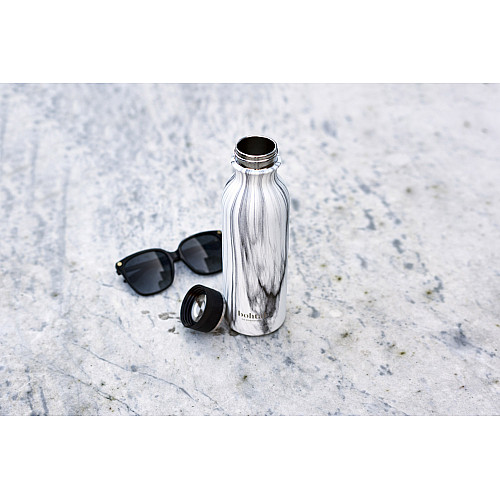 Бутылка для воды SmartShake Bohtal Insulated Flask 600 мл White Marble (25390)