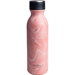 Бутылка для воды SmartShake Bohtal Insulated Flask 600 мл Pink Marble (25846)
