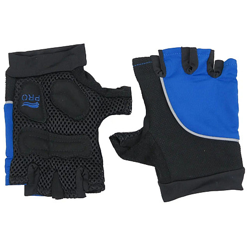 Перчатки велосипедные Crivit женские 8,5 black-blue (IAN297216 blue)