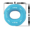 Еспандер кистевий PowerPlay PP-4331 Hand Grip Light 10-15-20 кг Голубий