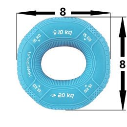 Эспандер кистевой PowerPlay PP-4331 Hand Grip Light 10-15-20 кг Голубой