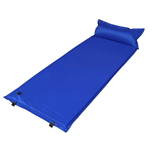 Коврик надувний з подушкою Solve 185x70 см KT6003303 Синій