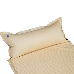 Коврик надувний з подушкою Solve 185x70 см KT6003334 Койот