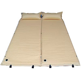 Коврик надувний з подушкою Solve 185x70 см KT6003334 Койот