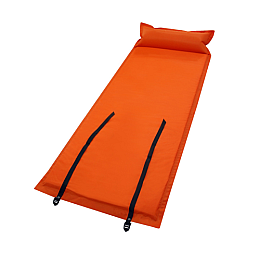 Коврик з подушкою надувний Solve KT6003318 185x70 см Orange