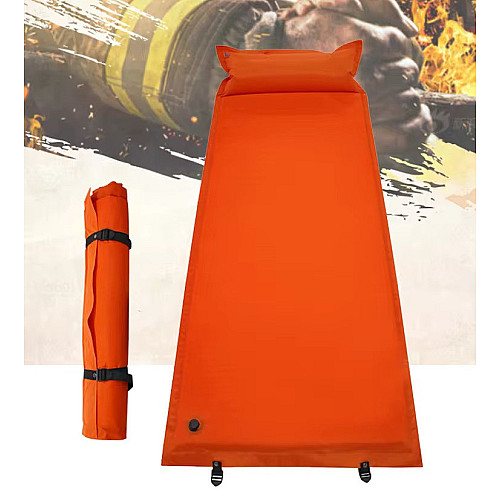 Коврик з подушкою надувний Solve KT6003318 185x70 см Orange