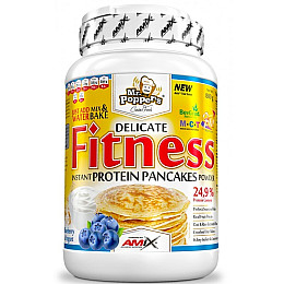 Заменник харчування Amix Nutrition Mr.Popper´s Fitness Protein Pancakes 800 г 13 порцій Йогурт з чорницею