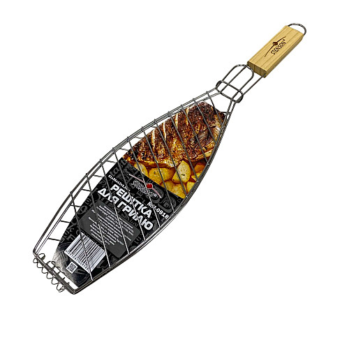 Решетка-гриль для рыбы Stenson MH-0918 51х31х12х1,5 см