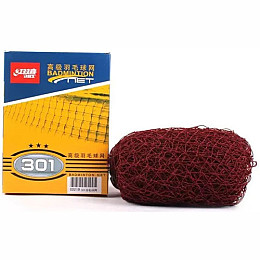 Сетка для бадминтона DHS DHQW301 610х76 см Бордовый