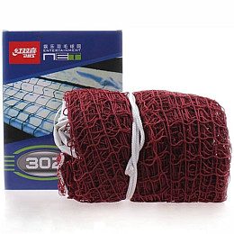 Сетка для бадминтона DHS DHQW302 610х76 см Бордовый